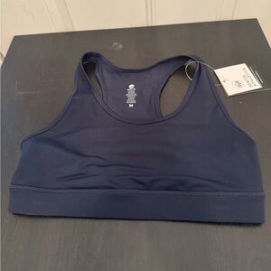 Senita Athletics Navy Blue Sports Bra Medium NWT